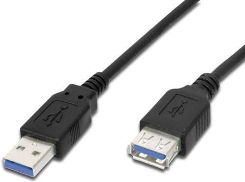 PremiumCord KU3PAA3BK, 3 m, USB A, USB A, USB 3.2 Gen 1 (3.1 Gen 1), 5000 Mbit/s, Sort