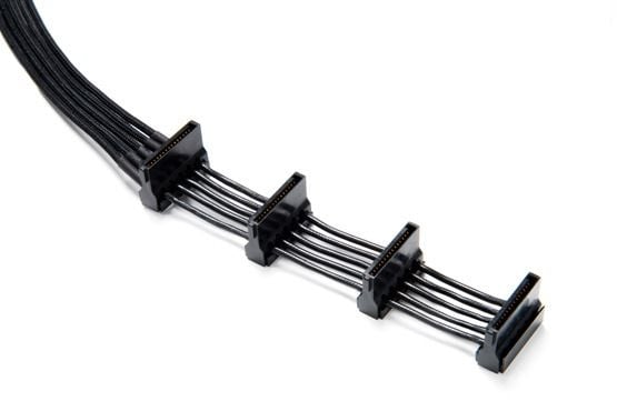 be quiet! S-ATA POWER CABLE CS-6740 - Strømkabel - SATA-strøm - 72 cm - svart