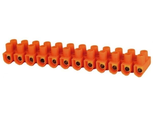 Simet klämrückslist gängad LTF 12-4.0 12-polig 4mm2 orange (21310108)