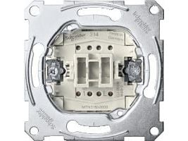 Schneider Electric enkelpolig tryckknapp Merten mekanism 1Z 10A IP20 (MTN3150-0000)