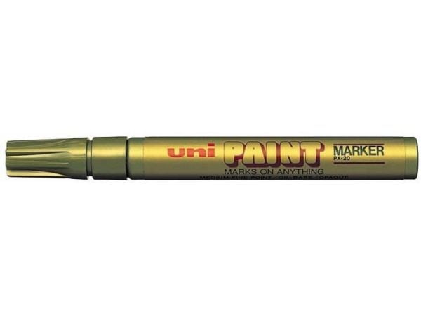 Uni Mitsubishi blyertspennmarkör oljebaserad gul MARKER UNI OLEJOWY ZLOTY (PX20ZL)