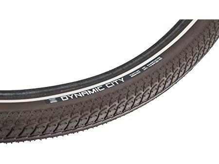 Vredestein dekk trekking DYNAMIC CITY 28x1.75 (47-622) trådfold anti-punkteringsinnlegg refleks brun