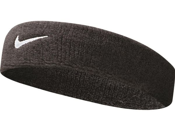 Nike Swoosh pannband svart/vit