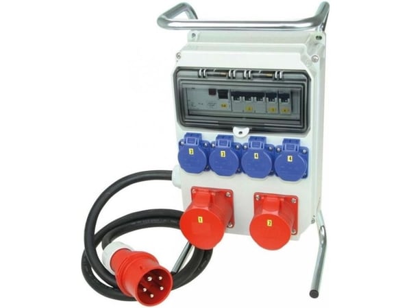 PCE Kiinteä jakokeskus HEL 1x32A/4P+1x16A/4P+4x16AGS230V (9012605W)