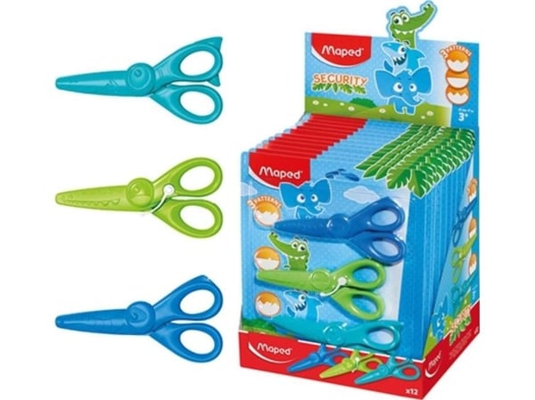 Maped Kidicraft kreativ saks 13cm 3 stk MAPED