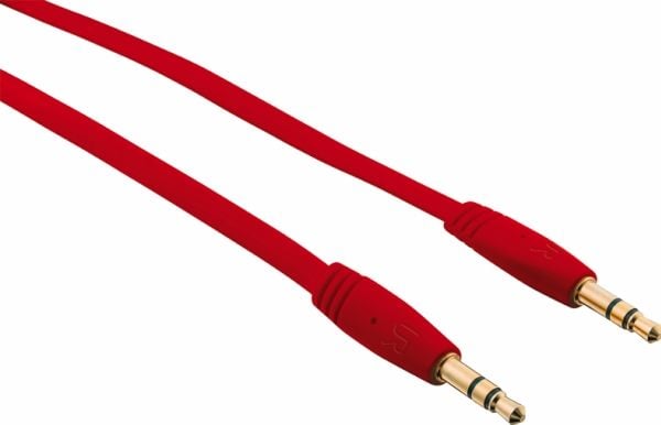 Kabel Trust Jack 3,5 mm - Jack 3,5 mm 1 m rød (KABKATRULAUD0003)
