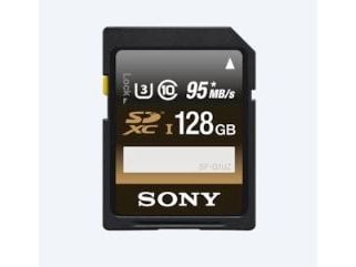 Sony 128GB SDXC UHS-I, 128 GB, SDXC, Klass 10, UHS-I, 95 MB/s, 90 MB/s