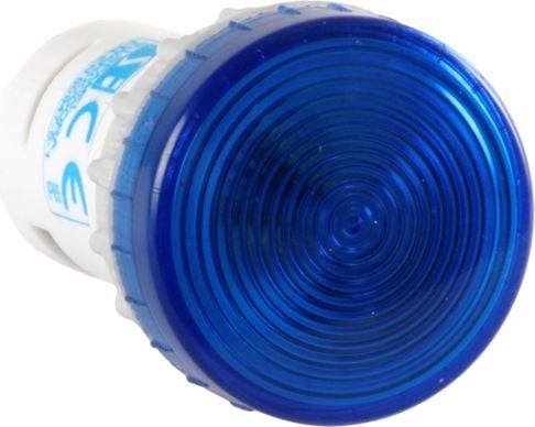 Spamel kompakt LED-lampe blå 24V AC/DC (PK22-LN-24-LED AC/DC)