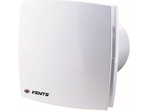 Vents aksialvifte Ø100 14W 33dB timer og hygrostat hvit (100LDTH)