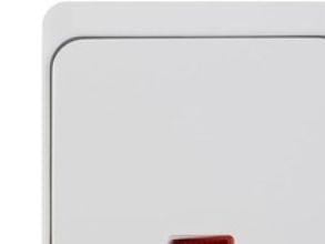 Schneider Electric Pintakytkin WNT-100PS 1-napainen valaistu valkoinen WDE001014