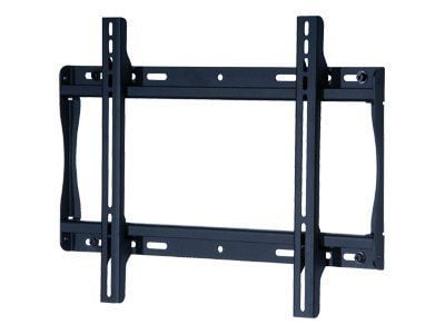 Peerless SmartMount Universal Flat Wall Mount SF640P - Monteringssett (veggplate, brakett) - for LCD-skjerm - svart - skjermstørrelse: 32"-50" - mo...