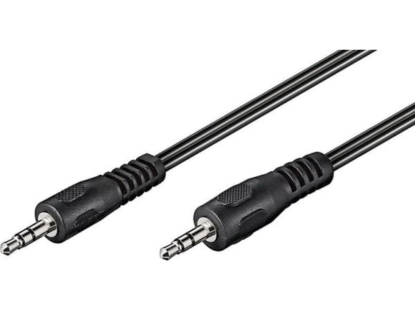 PremiumCord 5m 3.5mm M/M, 3.5mm, Hankjønn, 3.5mm, Hankjønn, 5 m, Sort