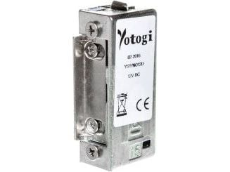 Yotogi elektromagnetiskt slutbleck 12V DC NO symmetrisk omvänd med inbyggd diod (YS17NO12D)