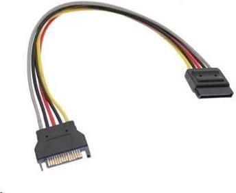 PremiumCord SATA 15-pinners - SATA 15-pinners, 0,16 m, flerfarget (kfsa-10)