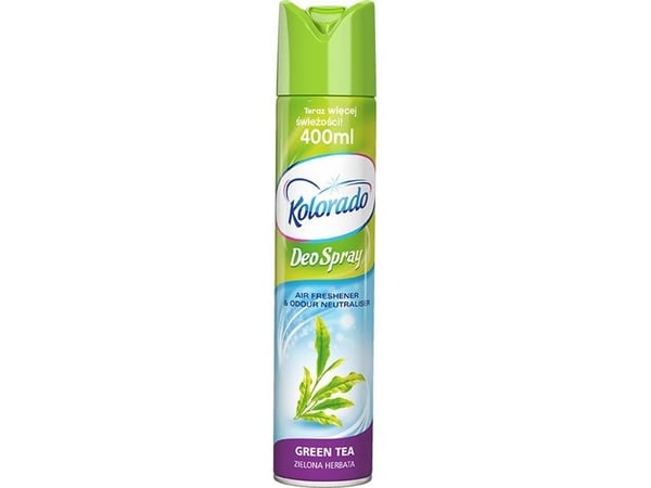 Kolorado luftfrisker Deo Spray Grønn Te 400 ml universell