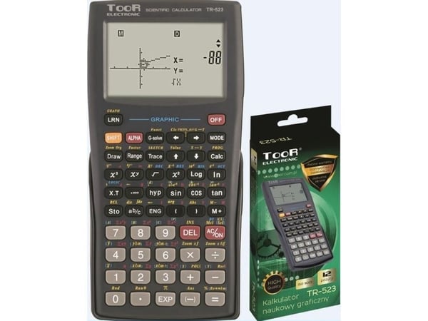 Toor Electronic Calculator Scientific graphic calculator TR-523 TOOR Toor Electronic Calculator Scientific graphic calculator TR-523 TOOR