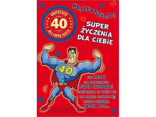 Frimerkeklistremerke Party Pass B6 + konvolutt Bursdag 40 modell 05
