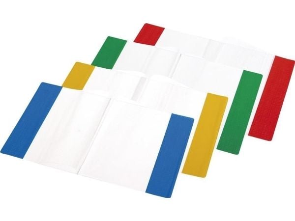 Panta Plast omslag til skrivebok A5 PVC MIX (10 stk) (195928)