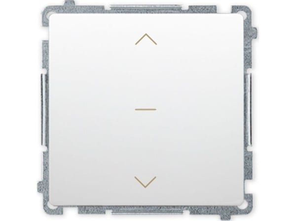 Kontakt-Simon BMZW1K.01/11, Valkoinen, IP20, 250 V, 10 A, 75 mm, 41 mm