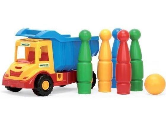 Multi truck med bowlingkäglor Multi truck med bowlingkäglor