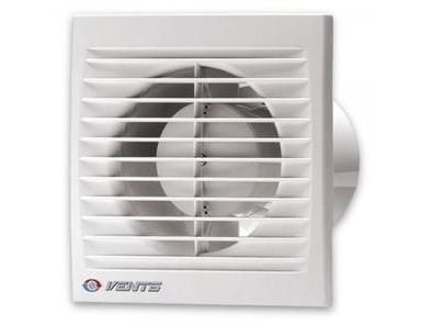 Vents axialfläkt Ø150 230V 20W, 240m3/h, 33dB tyst, kullager, snörströmbrytare - 150SILENTA-SVL