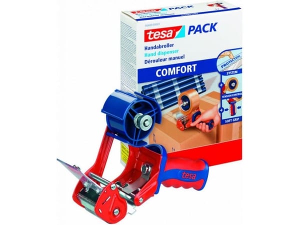 Tesa 6400 - Dispenser - pistolhåndtak - rød, blå