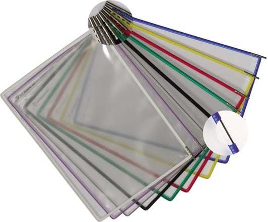 Tarifold Lommer PVC A4 10st Sort