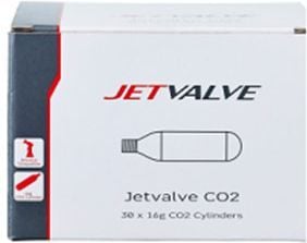 Weldtite JETVALVE CO2-gasspatron 16 g, pakke med 30 stk (WLD-07011)