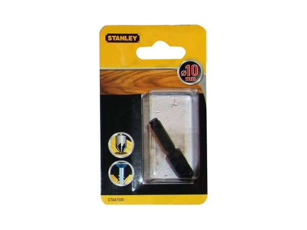 Stanley STA61500-XJ, bor, undersøm, 1 cm, tre, sekskantet skaft, svart
