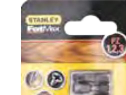 Stanley STA61043-XJ, 3 stykker, Pozidriv, PZ1/2/3, 25 mm, Sekskantet