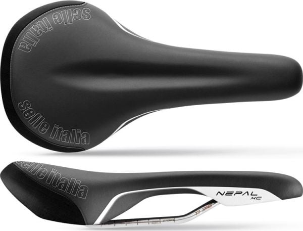 Selle Italia NEPAL TI L Ti 316 Tube 7 Fibra svart sete (SIT-028AC02AKC002)