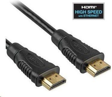 PREMIUMCORD kaapeli HDMI - HDMI 0.5m (v1.4, 3D, kultaiset kontaktit, suojattu) (kphdme005)
