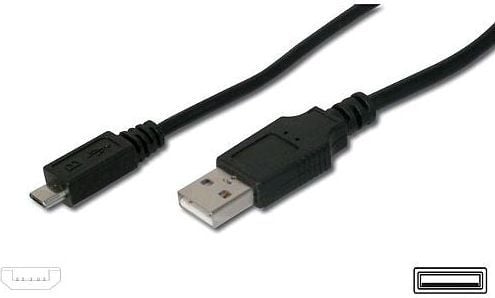 PremiumCord KU2M5F, 5 m, USB A, Micro-USB B, USB 2.0, Lajittelu