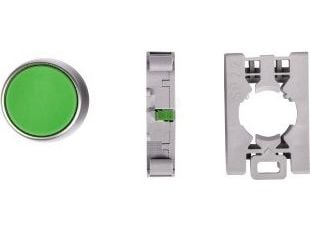 Spamel styreknapp 22mm grønn med fjærretur 1Z (SP22-KZ-10)