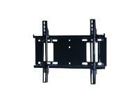Peerless PARAMOUNT Universal Flat Wall Mount PF640 - Monteringssett (veggplate, brakettadapter) - for LCD-skjerm - smeltet epoksy - glanssvart - sk...