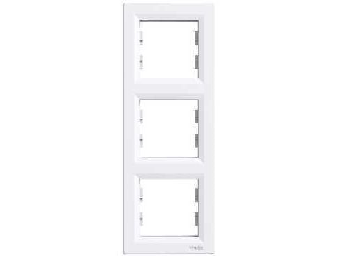 Schneider Electric Asfora kolminkertainen kehys valkoinen EPH5810321