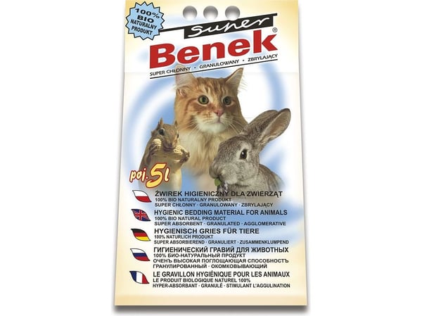 Super Benek Compact naturlig kattesand 5 l Super Benek Compact naturlig kattesand 5 l
