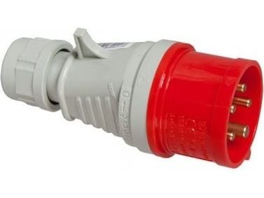 Kannettava erotuspistoke 16A 400V 4P IP44 /kiinnitin/ 3627-326