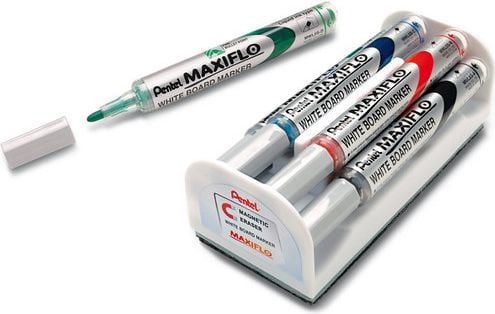 Pentel Maxiflo 4-värimerkit sienellä MWL5s-4n