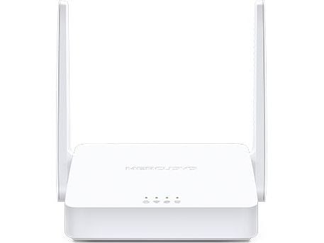 Mercusys MW301R, Wi-Fi 4 (802.11n), Enkeltbånd (2.4 GHz), Ethernet/bredbåndsforbindelse, Hvit, Frittstående router