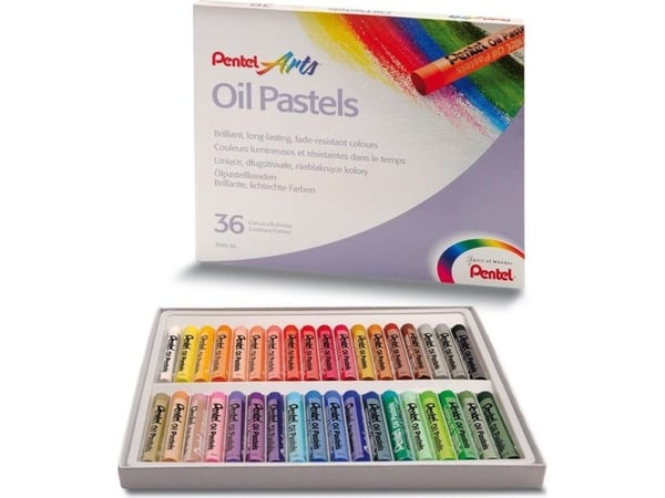 Pastellblyanter 36 farger PENTEL