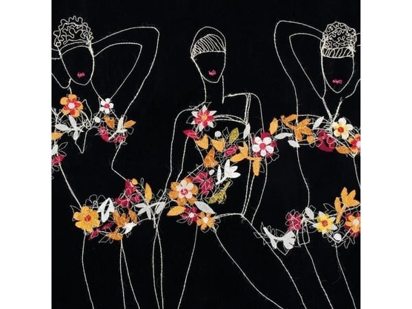 Kort til museer & gallerier, kvadratisk med konvolutt Flower Girls Kort til museer & gallerier, kvadratisk med konvolutt Flower Girls