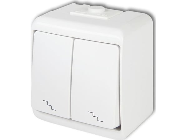 Karlik WHE-7, Trykknapkontakt, IP54, 250 V, 10 A