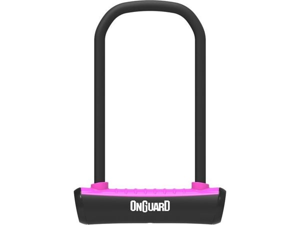 Sykkellås OnGuard U-Lock Neon rosa 115x230 mm (8153PN) Sykkellås OnGuard U-Lock Neon rosa 115x230 mm (8153PN)