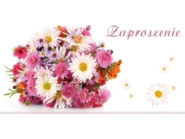 Invitasjoner blomster nr. 02 (pakke med 10 stk.)