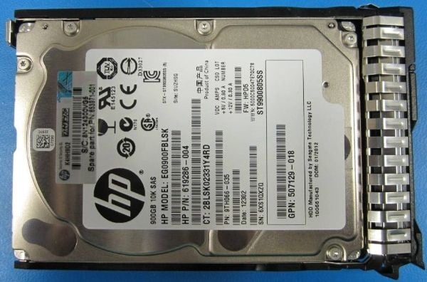 HPE - Harddisk - 900 GB - intern - 2,5" - SAS 6Gb/s - 10000 rpm