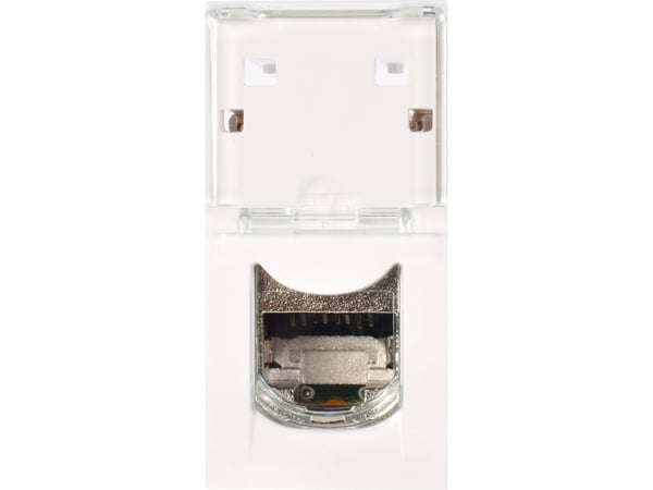 Legrand 076573, RJ-45, 1 moduler, STP, 6a, Hvit, 420 g