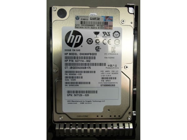 HPE Dual Port Enterprise - Hårddisk - 300 GB - hot-swap - 2.5" SFF - SAS 6Gb/s - 15000 rpm - med HP SmartDrive-bärvåg
