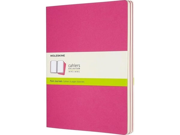 Moleskine Cahier, Monokromatisk, Rosa, 120 ark, 70 g/m², Universell