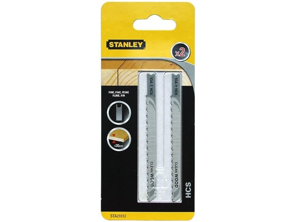 Stanley pistosahanterät U 2kpl PVC puulle STA21012